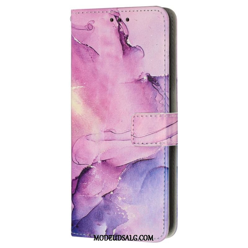 Flip Cover iPhone 15 Pro Max Marmoreret Stil