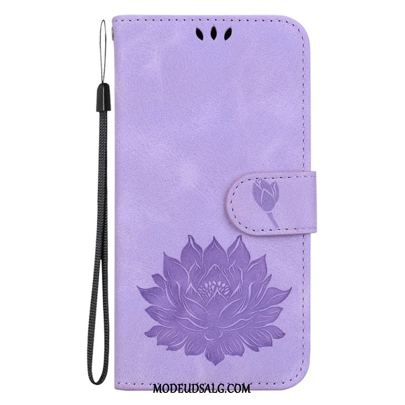 Flip Cover iPhone 16 Lotus-rem