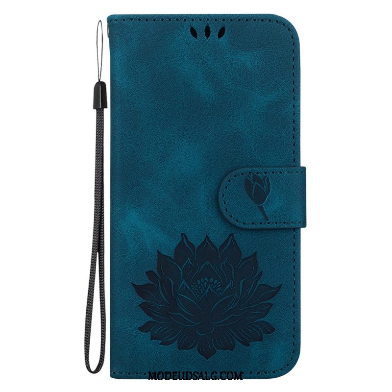 Flip Cover iPhone 16 Lotus-rem