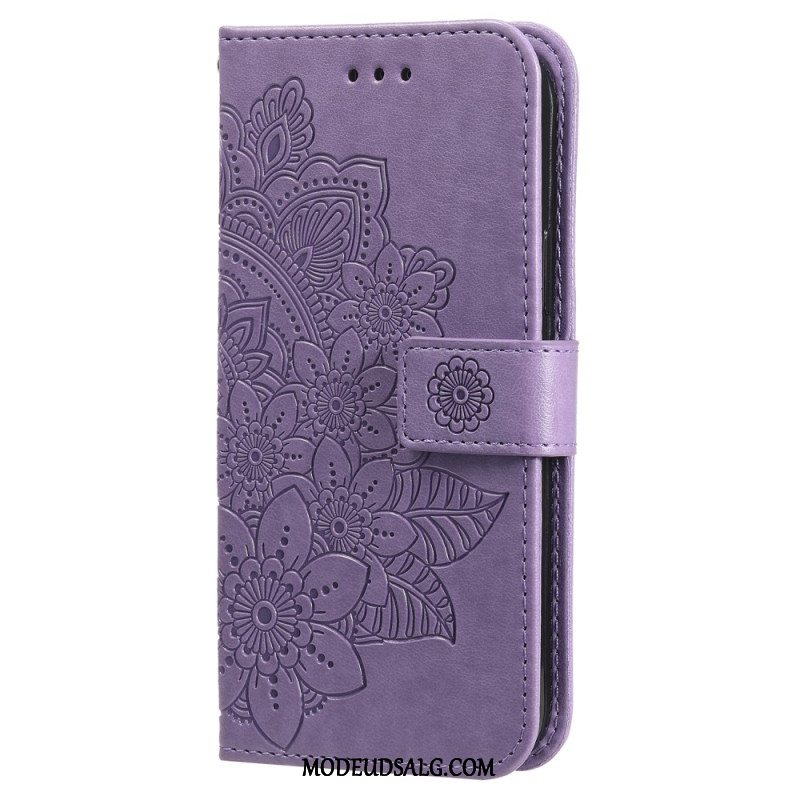 Flip Cover iPhone 16 Mandala Print Med Rem