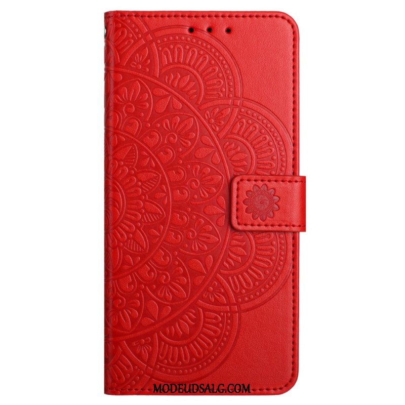 Flip Cover iPhone 16 Mandala Remmønster