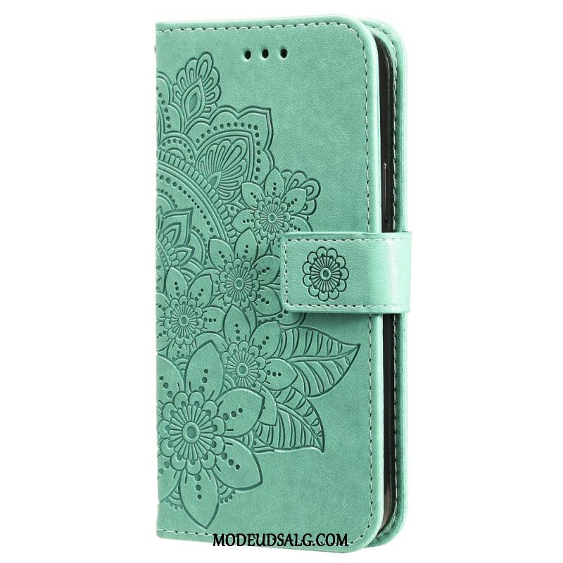 Flip Cover iPhone 16 Plus Mandala Tryk