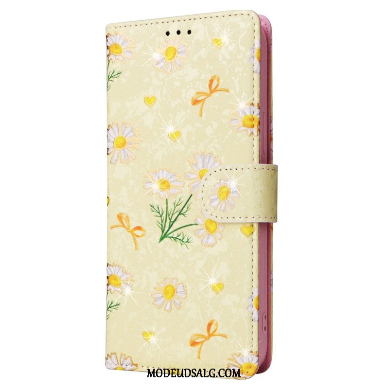 Flip Cover iPhone 16 Pro Floral Rfid Blocker Wallet