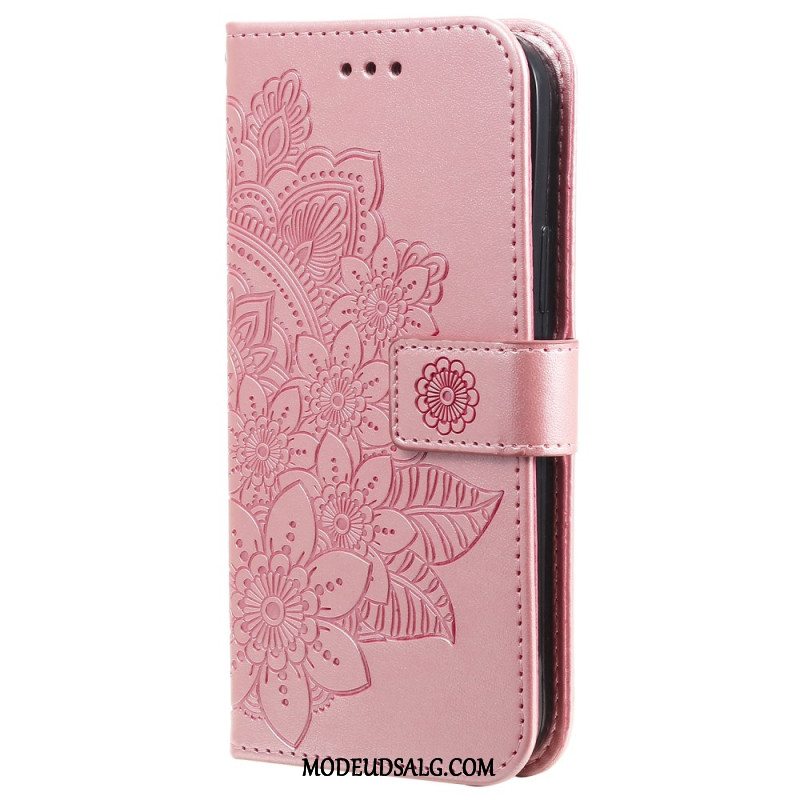 Flip Cover iPhone 16 Pro Mandala Print Med Rem