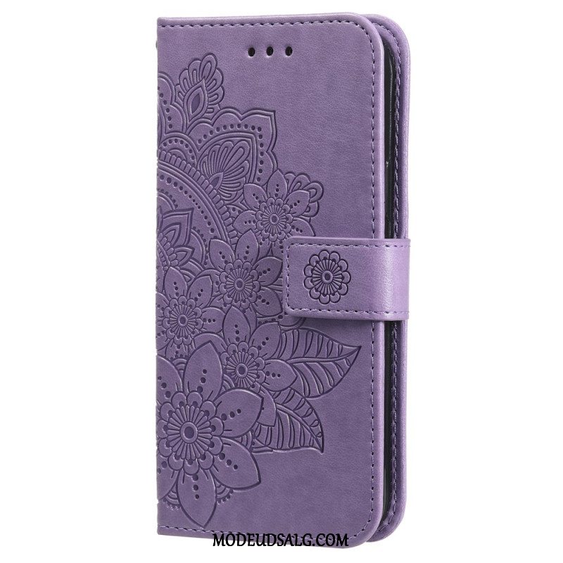 Flip Cover iPhone 16 Pro Mandala Print Med Rem