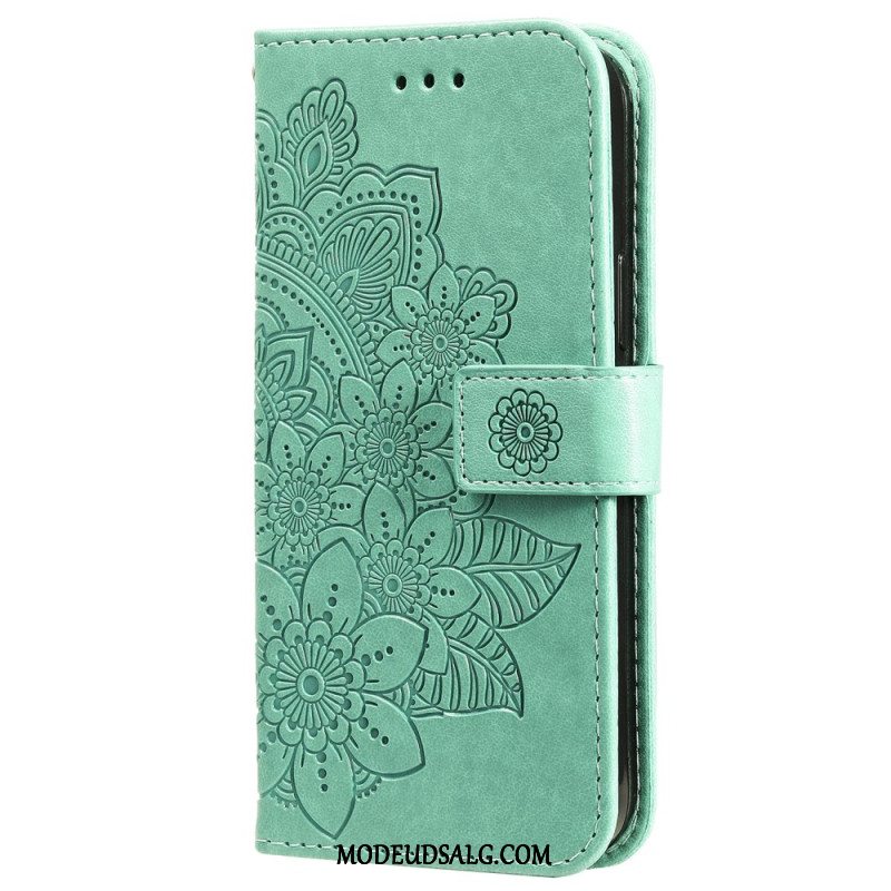 Flip Cover iPhone 16 Pro Mandala Print Med Rem