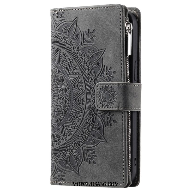 Flip Cover iPhone 16 Pro Max Pung Med Mandala Ruskindseffekt