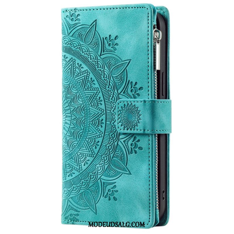 Flip Cover iPhone 16 Pro Max Pung Med Mandala Ruskindseffekt