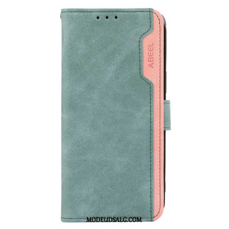 Flip Cover iPhone 16 Pro Max Tofarvet Rfid Abeel