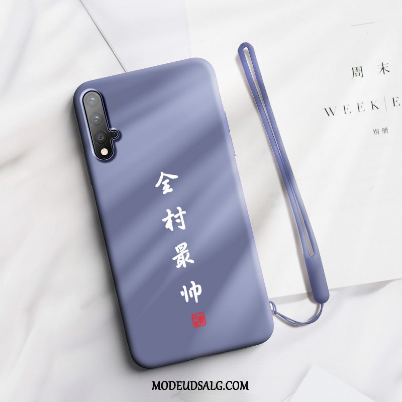 Honor 20 Etui Anti-fald Cover Kreativ Hængende Ornamenter Blå