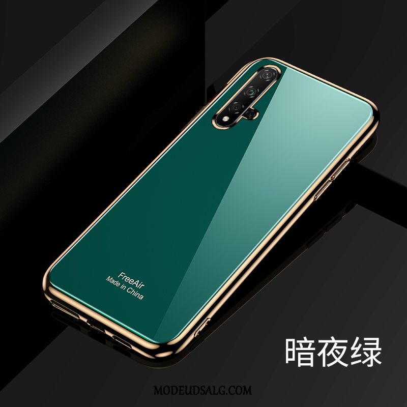 Honor 20 Etui Cover Anti-fald Silikone Trend Grøn