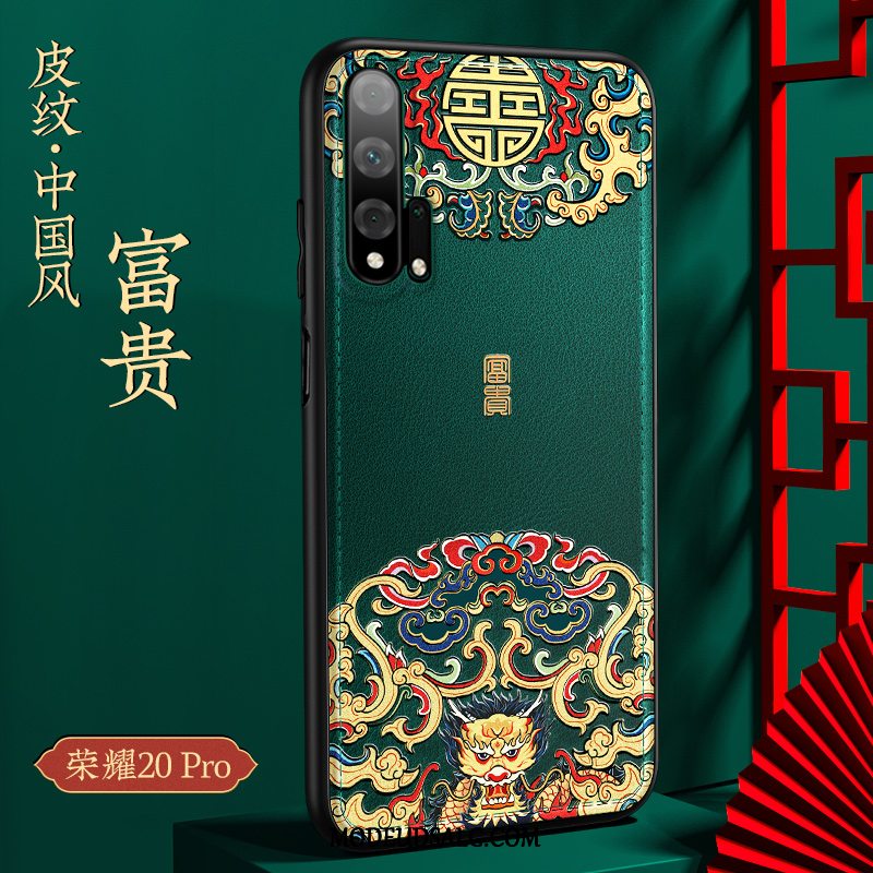 Honor 20 Pro Etui / Cover Anti-fald Vind Trend Kinesisk Stil Silikone