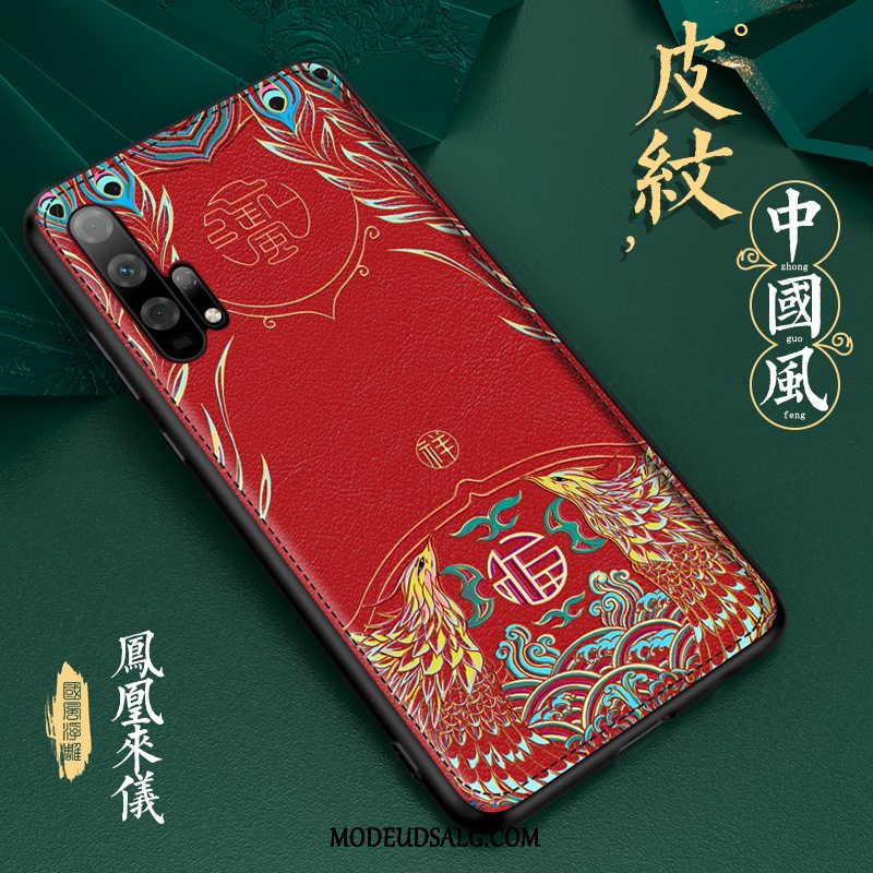 Honor 20 Pro Etui / Cover Anti-fald Vind Trend Kinesisk Stil Silikone