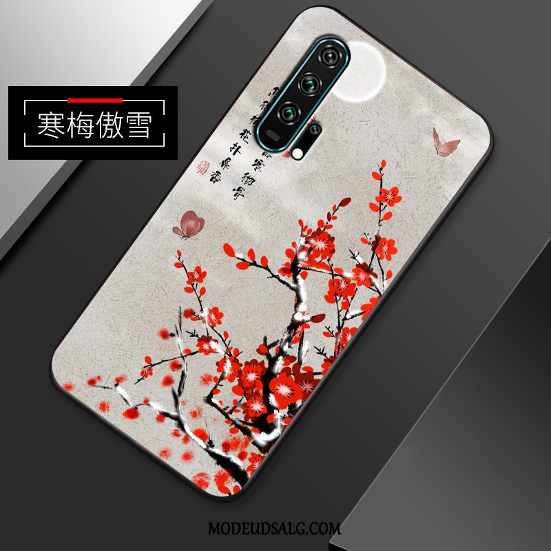 Honor 20 Pro Etui / Cover Net Red Anti-fald Tynd Kreativ Nubuck