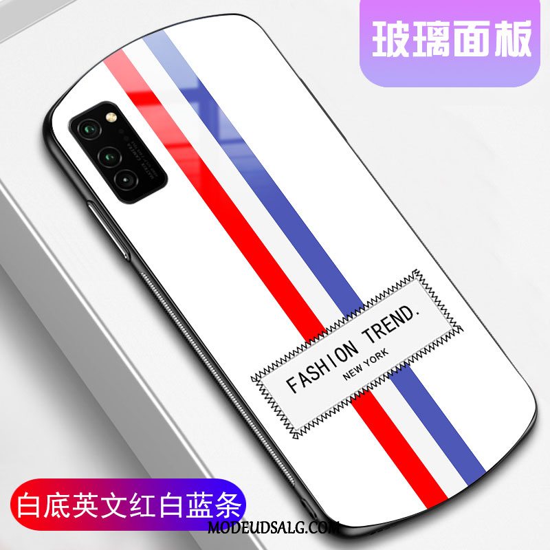 Honor 30 Pro Etui Hærdet Glas Sort Silikone Trendy Cover