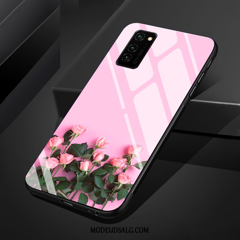 Honor 30 Pro Etui Lille Sektion Simple Glas Lyserød Silikone