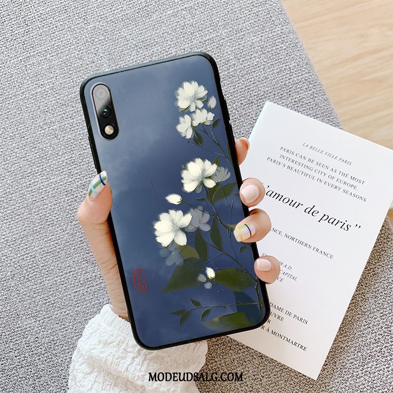 Honor 9x Etui Blå Relief Tredimensionale Kreativ Af Personlighed