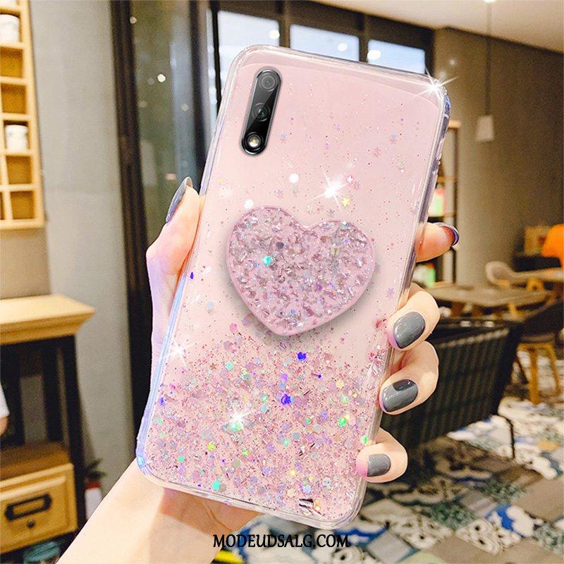 Honor 9x Etui / Cover Beskyttelse Krystal Lille Sektion Frisk Sort