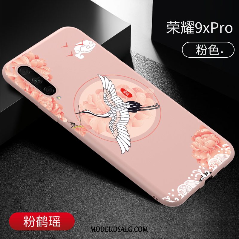 Honor 9x Pro Etui / Cover Rotte Vintage Relief Beskyttelse Silikone