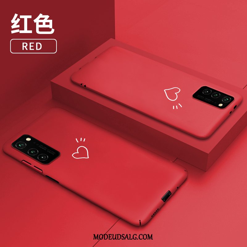 Honor View30 Etui Anti-fald Tynd Net Red Lilla Kreativ