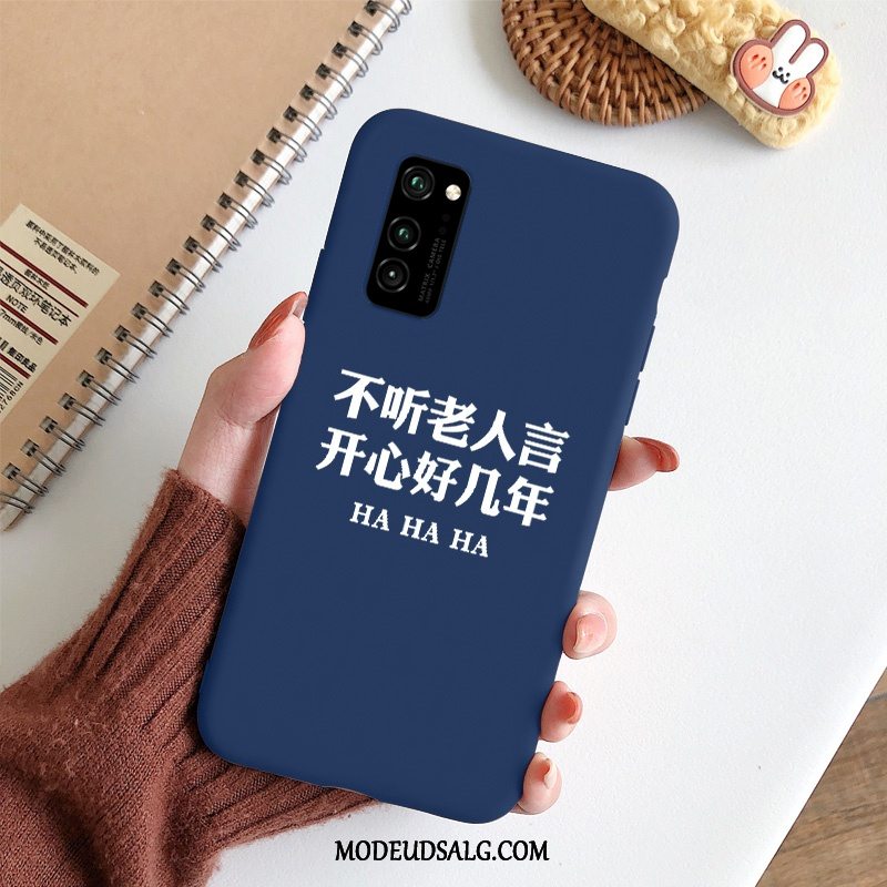 Honor View30 Pro Etui Beskyttelse Cover Silikone Blå Af Personlighed