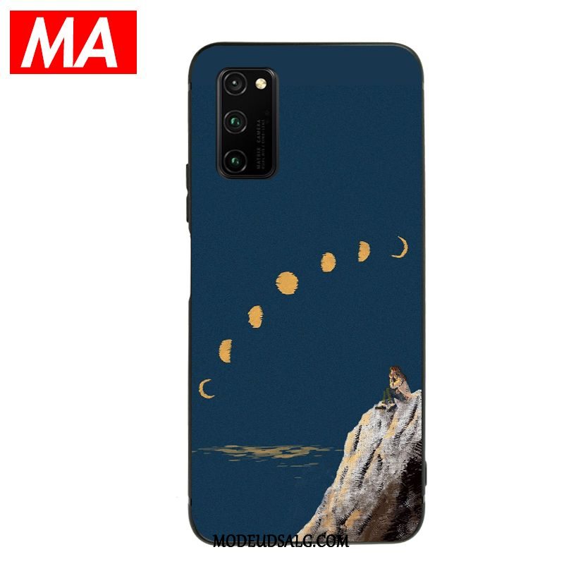 Honor View30 Pro Etui / Cover Beskyttelse Smukke Simple Oliemaleri Silikone