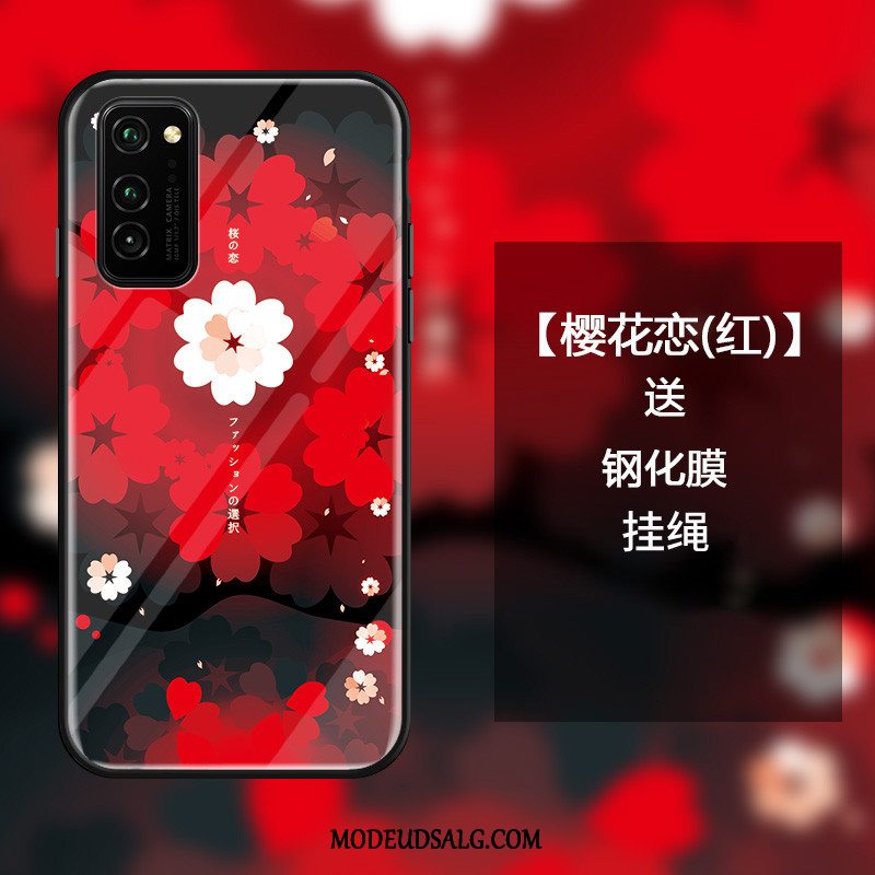 Honor View30 Pro Etui Cover Blå Anti-fald Cherry Beskyttelse