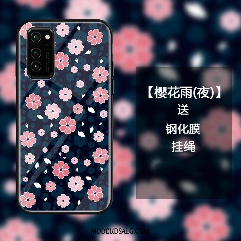 Honor View30 Pro Etui Cover Blå Anti-fald Cherry Beskyttelse