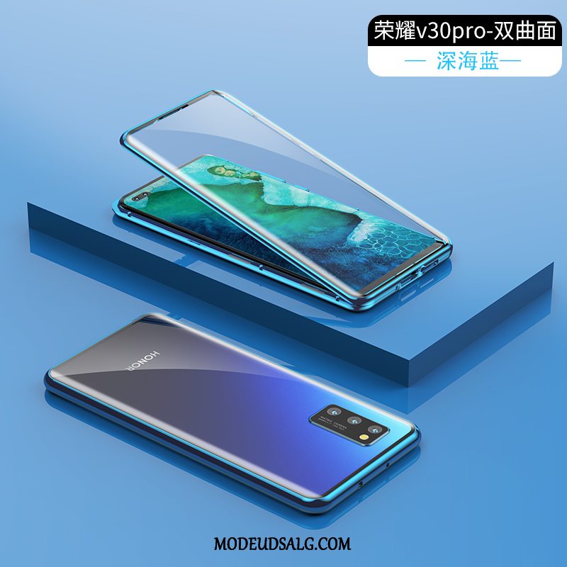 Honor View30 Pro Etui Cover Gennemsigtig Sort Beskyttelse Tynd