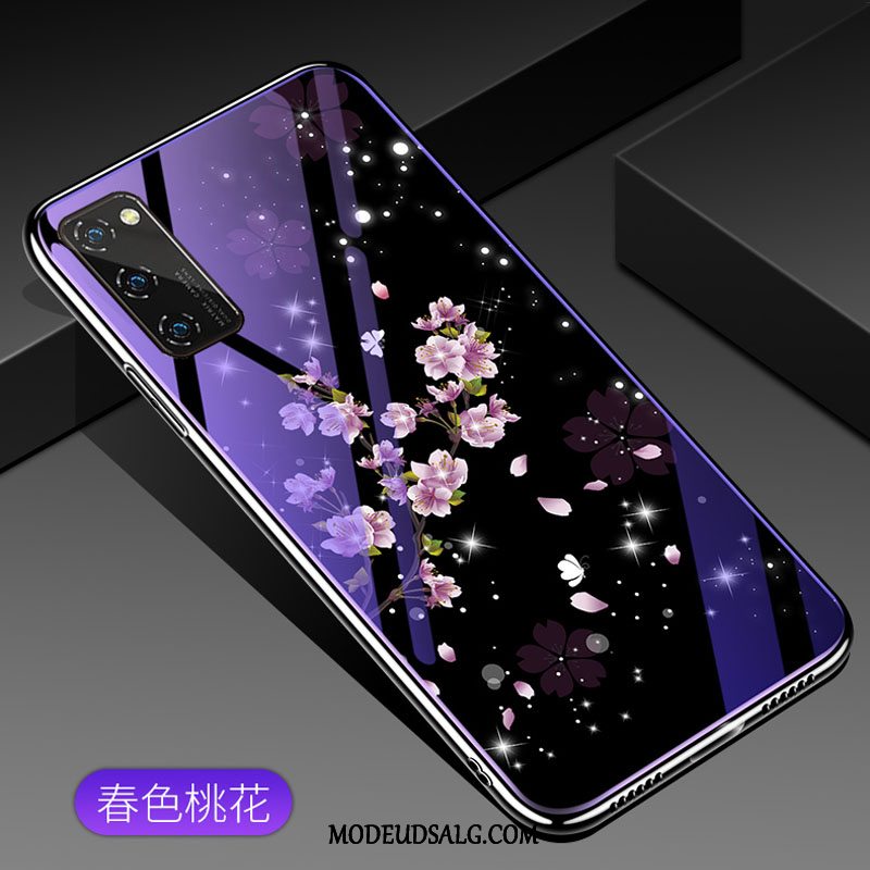 Honor View30 Pro Etui / Cover Kinesisk Stil Tynd Af Personlighed Hængende Ornamenter Lilla