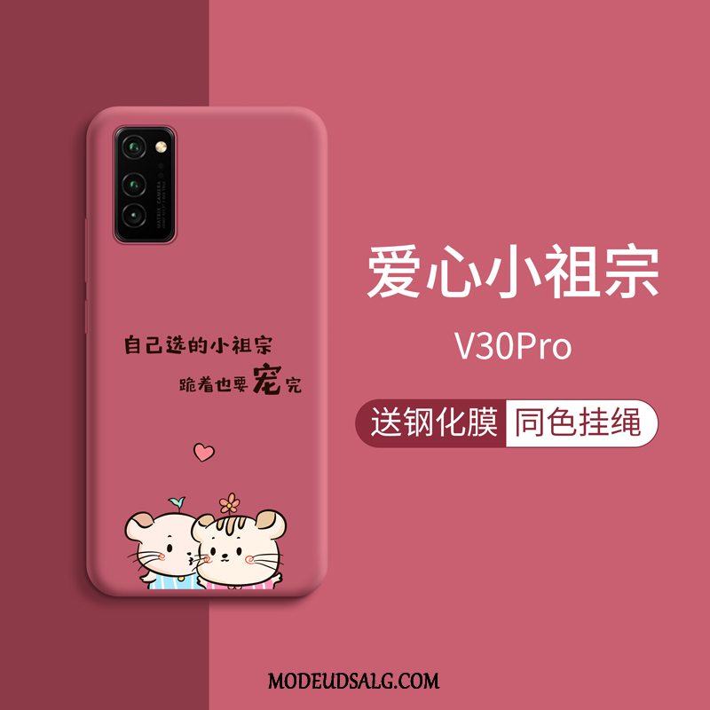 Honor View30 Pro Etui Rød Alt Inklusive Net Red Trend Smuk