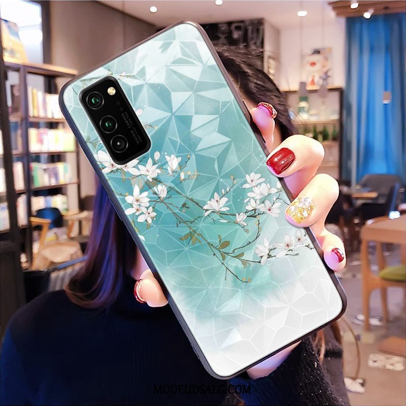 Honor View30 Pro Etui Trendy Rombe Anti-fald Af Personlighed Mønster