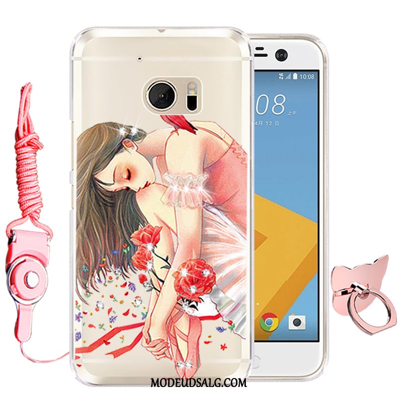 Htc 10 Etui Beskyttelse Lyserød Silikone Cover Cartoon