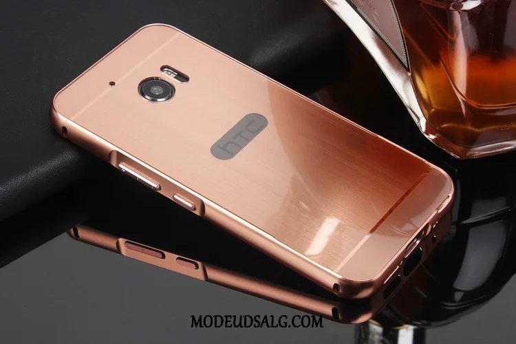 Htc 10 Etui Spejl Beskyttelse Metal Hård Rosa Guld