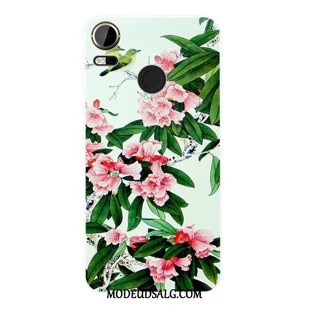 Htc Desire 10 Lifestyle Etui Anti-fald Mode Blød Blomster Af Personlighed