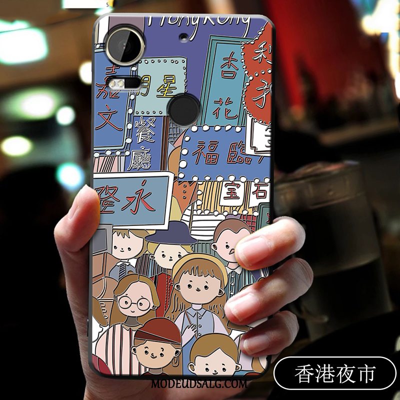 Htc Desire 10 Lifestyle Etui Cartoon Lyserød Beskyttelse Blød Silikone