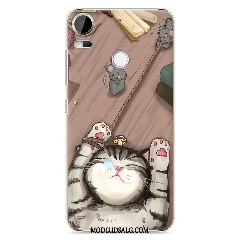 Htc Desire 10 Lifestyle Etui / Cover Beskyttelse Cartoon Hård Hvid