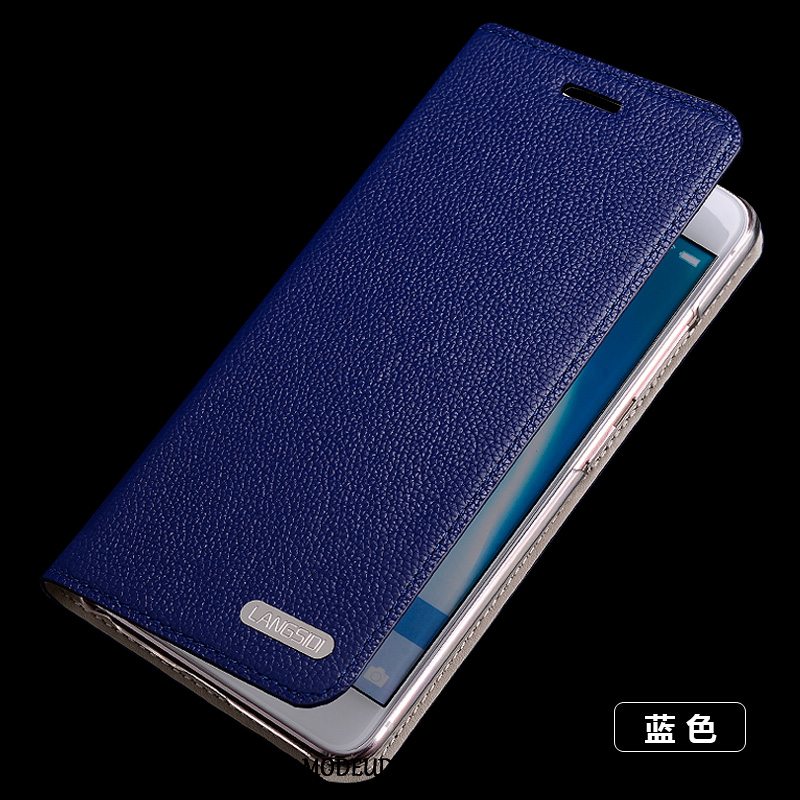 Htc Desire 10 Lifestyle Etui / Cover Blød Ægte Læder Beskyttelse Lædertaske