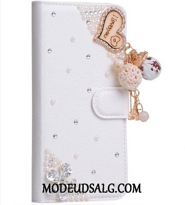 Htc Desire 10 Lifestyle Etui / Cover Gennemsigtig Strass Beskyttelse Sommerfugle