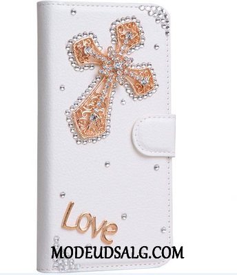 Htc Desire 10 Lifestyle Etui / Cover Gennemsigtig Strass Beskyttelse Sommerfugle