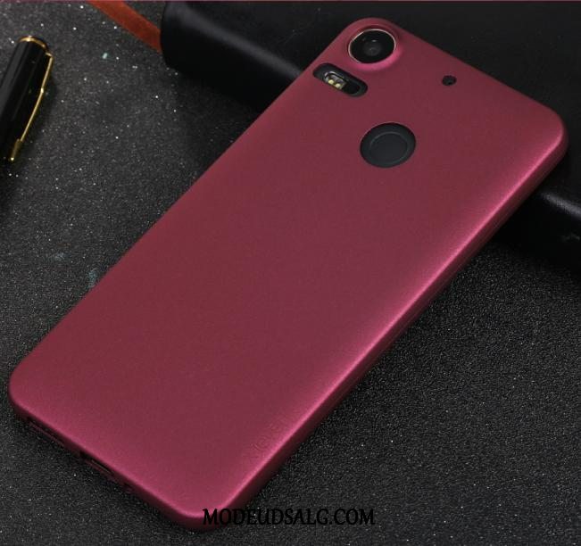 Htc Desire 10 Lifestyle Etui Rød Nubuck Alt Inklusive Cover Blød