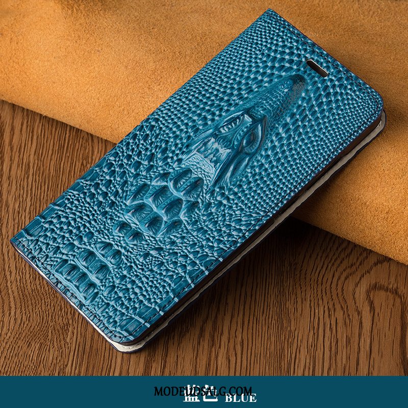 Htc Desire 10 Lifestyle Etui Ægte Læder Anti-fald Cover Kinesisk Stil Beskyttelse