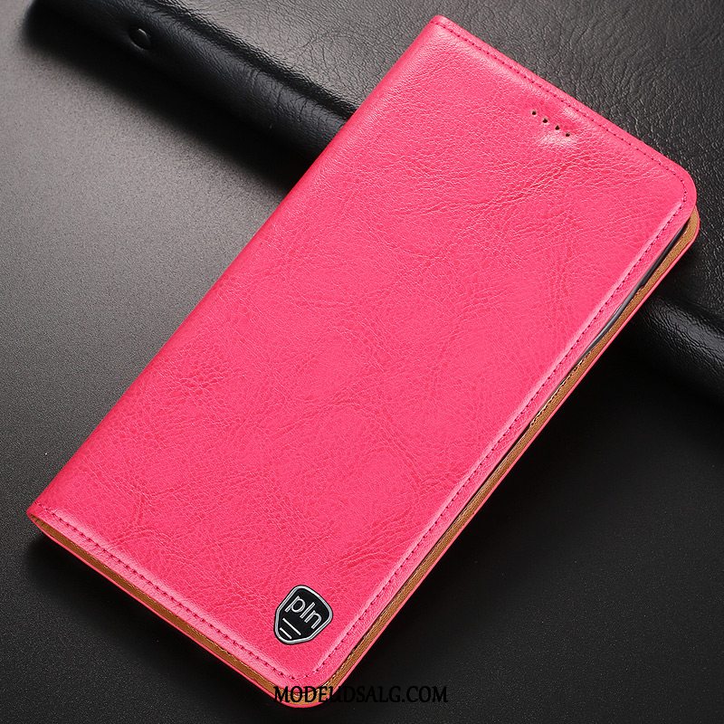 Htc Desire 12+ Etui Beskyttelse Folio Ægte Læder Mønster Cover