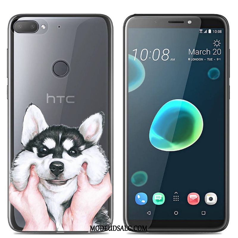 Htc Desire 12+ Etui Blød Kreativ Cartoon Af Personlighed Farve