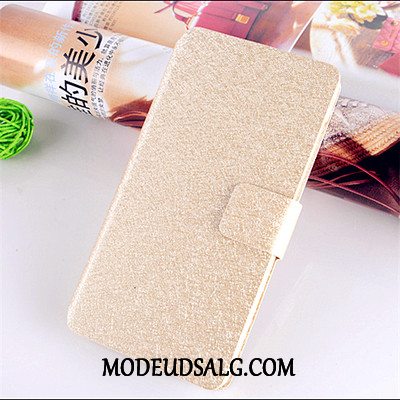 Htc Desire 12 Etui Strass Rød Folio Beskyttelse Support