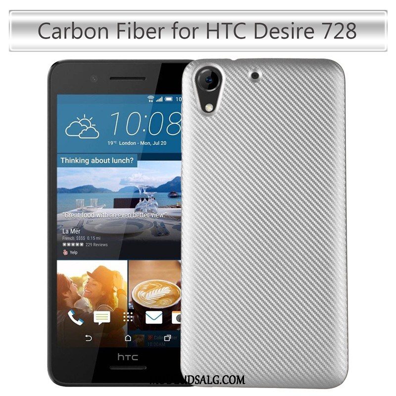 Htc Desire 728 Etui Anti-fald Blød Cover Sort Beskyttelse