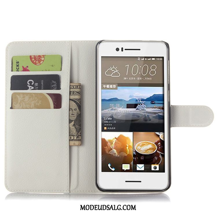 Htc Desire 728 Etui / Cover Support Lædertaske Tegnebog Beskyttelse