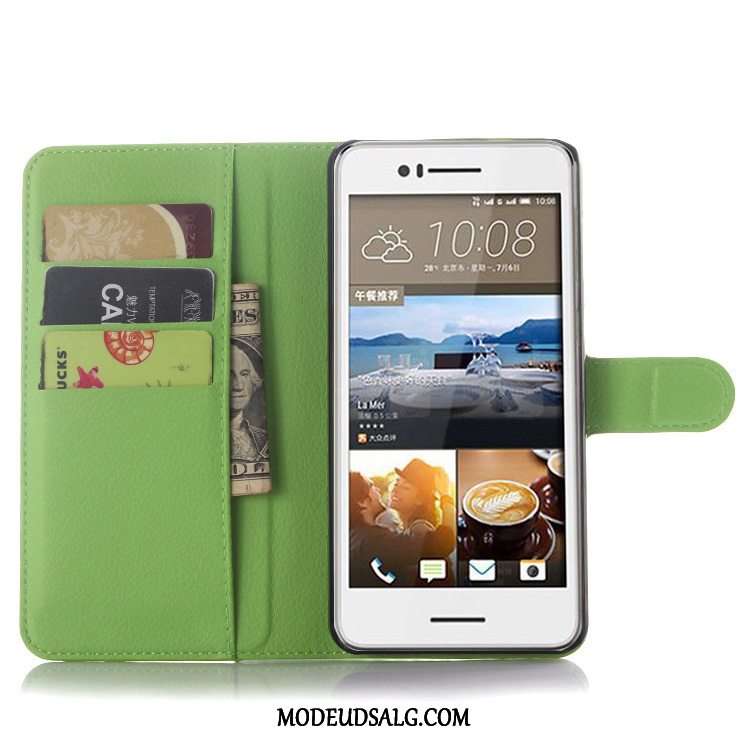 Htc Desire 728 Etui / Cover Support Lædertaske Tegnebog Beskyttelse