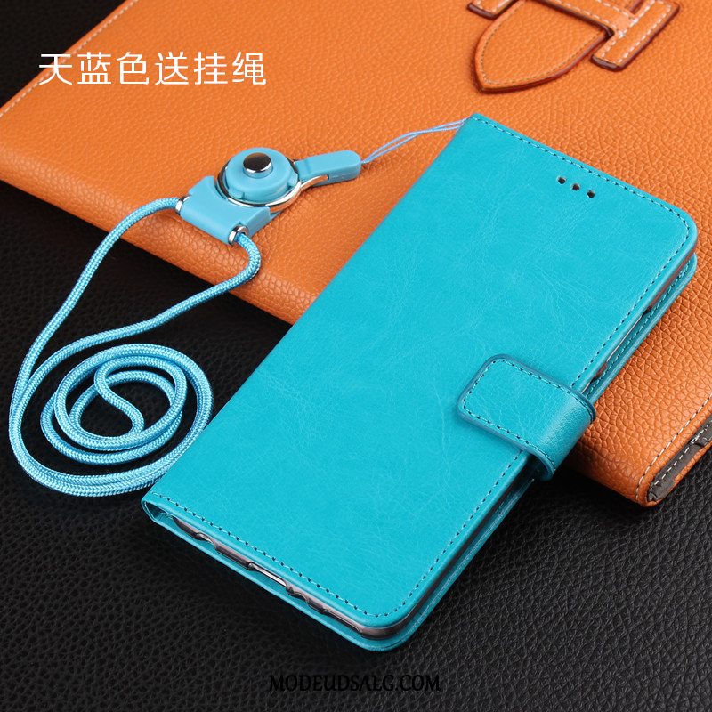 Htc Desire 825 Etui Silikone Anti-fald Lædertaske Hemming Cover