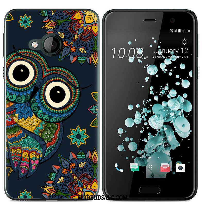 Htc U Play Etui Farve Malet Silikone Blød Cover